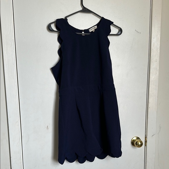 Monteau Pants - Monteau Blue Sleeveless Jumpsuit for Wedding Guest